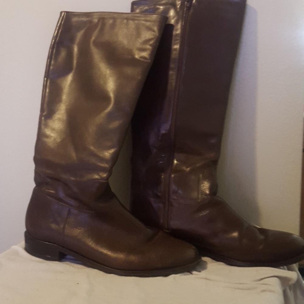 Women's Knee High Leather Riding Boot